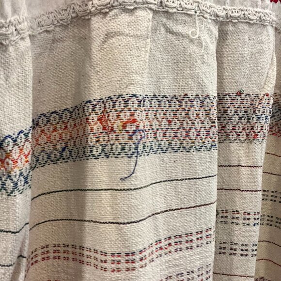 Authentic Mexican Embroidered Shift Dress - Picture 3 of 5